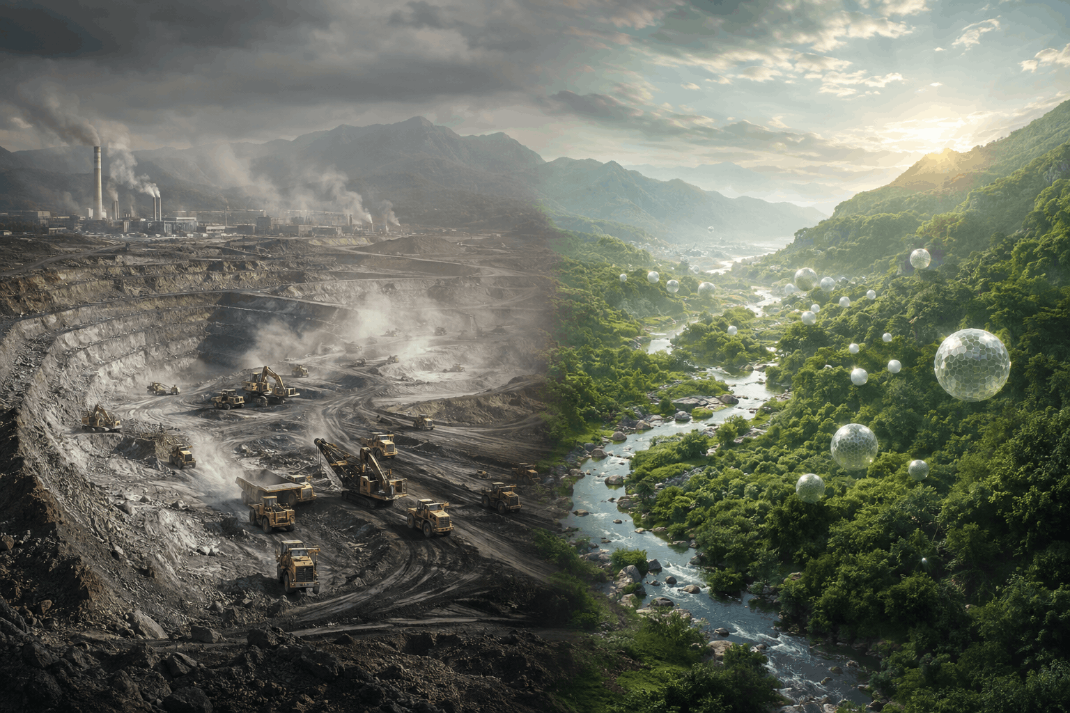 Quarrying and open-pit mining displacement